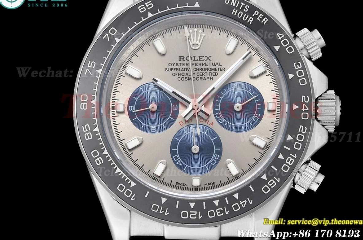 Blue SS GDF RU Grey A3836 40mm Daytona 0102